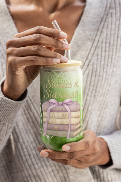 'Stories & Stardust' Sipper Glass