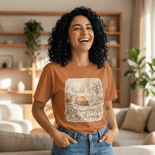 Proofing Is My Therapy T-Shirt | Bread Baking Vintage Kitchen Design