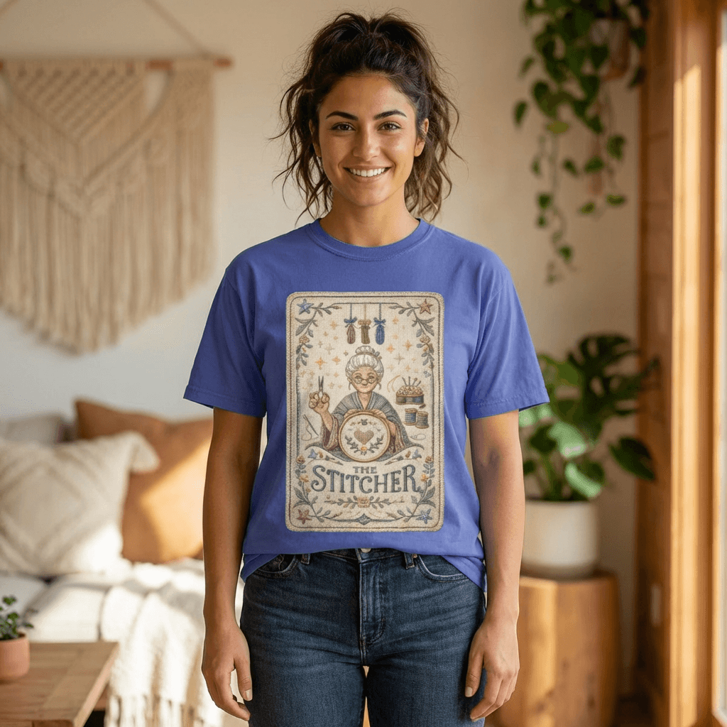 Grandma Hobbies Shirt, Vintage Cross Stitch Tee, Sewing Gift for Her, Embroidery Lover Shirt, Cottagecore Aesthetic