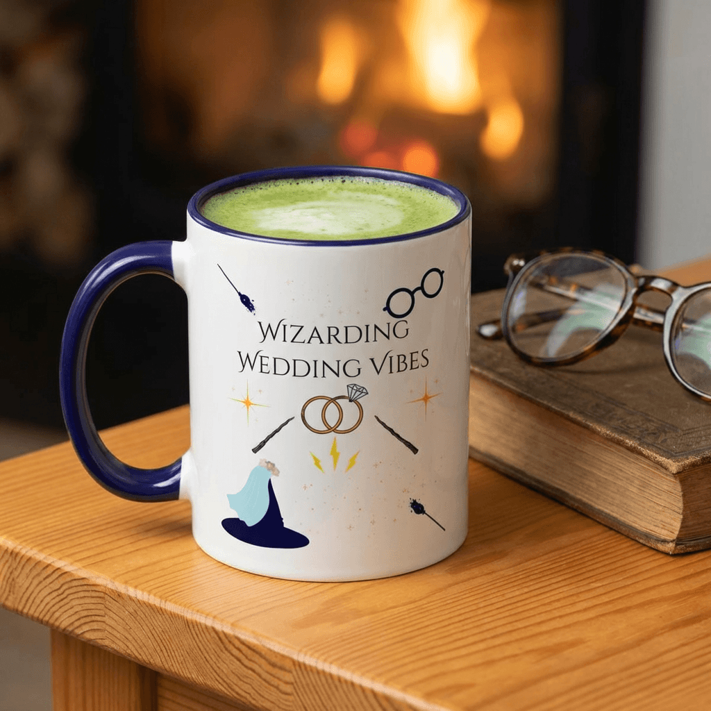 'Wizarding Wedding Vibes' Accent Coffee Mug