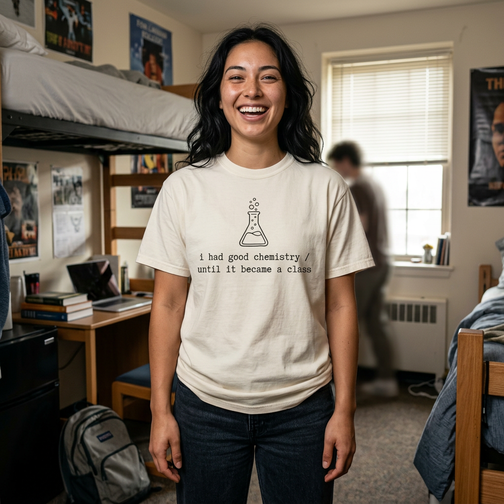 I Had Good Chemistry Until It Became a Class T-Shirt, Funny Chemistry Beaker Tee, Science Teacher Shirt, STEM Student Gift, Chemistry Humor