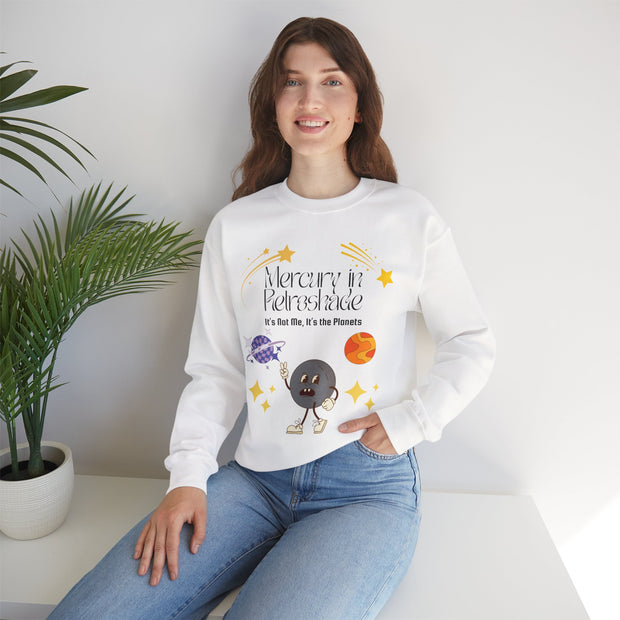 'Mercury In Retroshade: It's Not Me, It's The Planets' Unisex Crewneck Sweatshirt