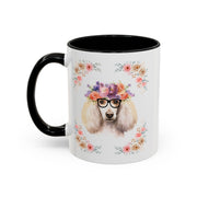 Geeky Goddess French Poodle Accent Coffee Mug