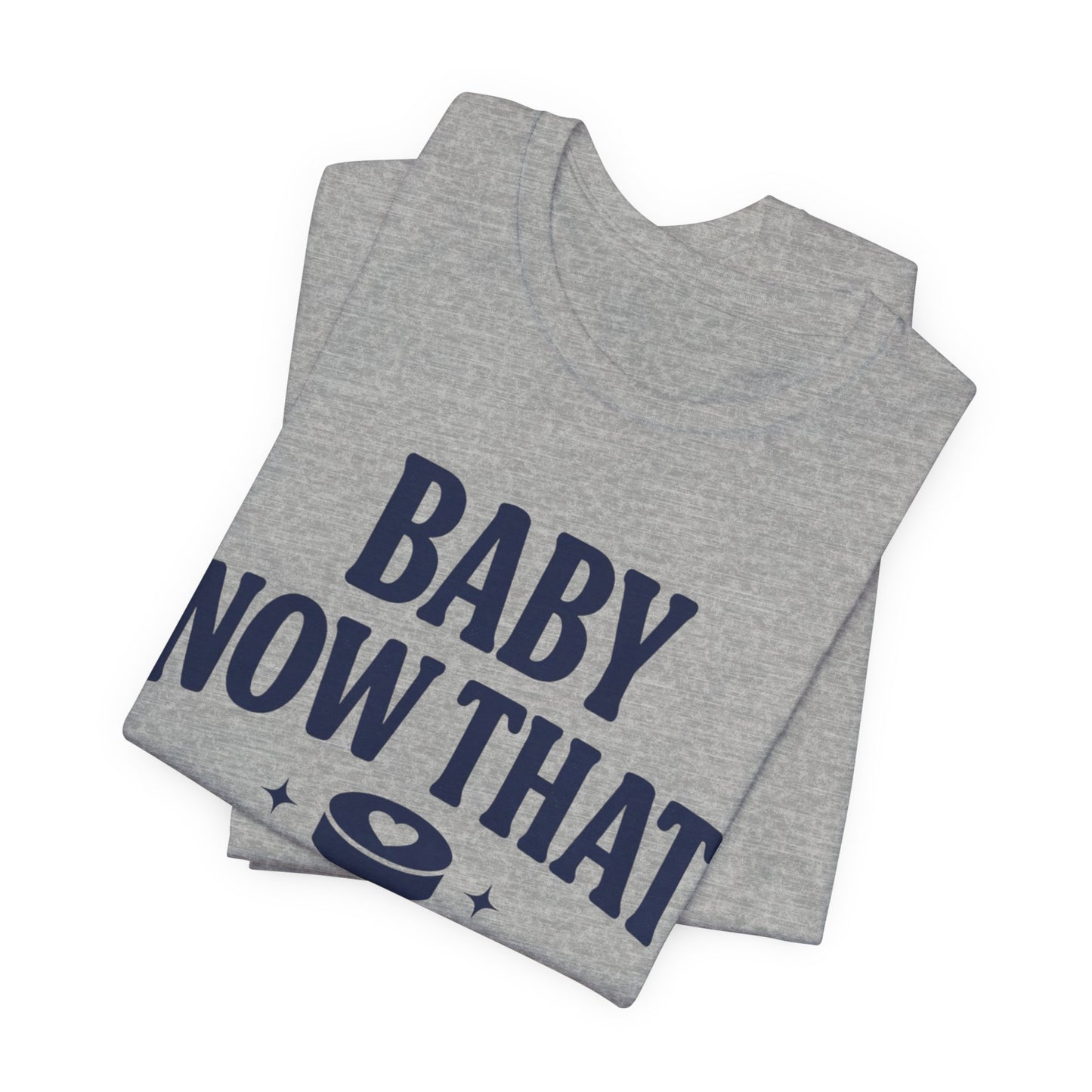 Baby Now That I've Found You Shirt, Hockey Romance Booktok Tee, Sports Romance Reader Shirt, Bookish Fangirl Gift