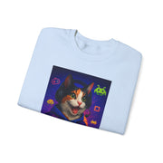 Gamer Cat Crewneck Sweatshirt, Cozy Gamer Apparel, Perfect Gift for Cat Lovers, Funny Sweatshirt for Birthdays, Gaming Merchandise