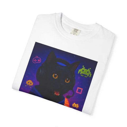 Game On Black Cat Unisex T-shirt