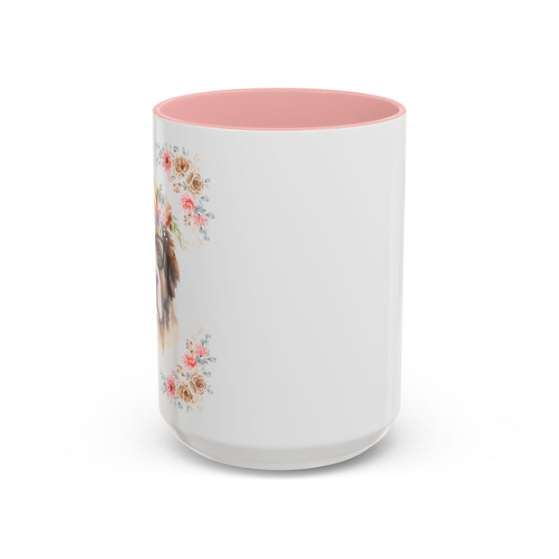 Geeky Goddess Saint Bernard Accent Coffee Mug