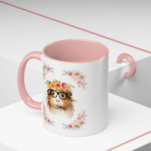 Geeky Goddess Guinea Pig Accent Coffee Mug