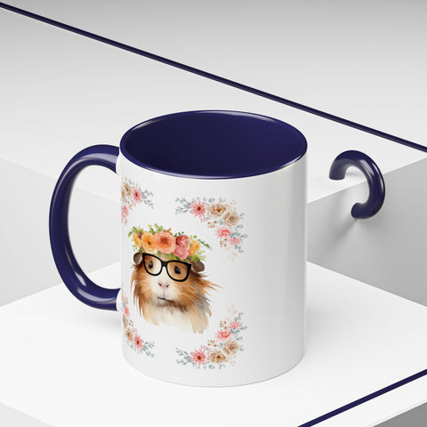Geeky Goddess Guinea Pig Accent Coffee Mug