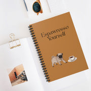 'Espawresso Yourself' Pug Spiral Notebook