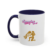 'Aquarius' Zodiac Accent Coffee Mug