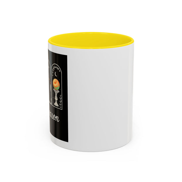 Spooky Season Yorkie Accent Coffee Mug