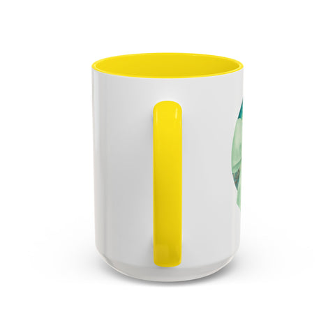 Green Planet Wrapped In A Bow Accent Coffee Mug