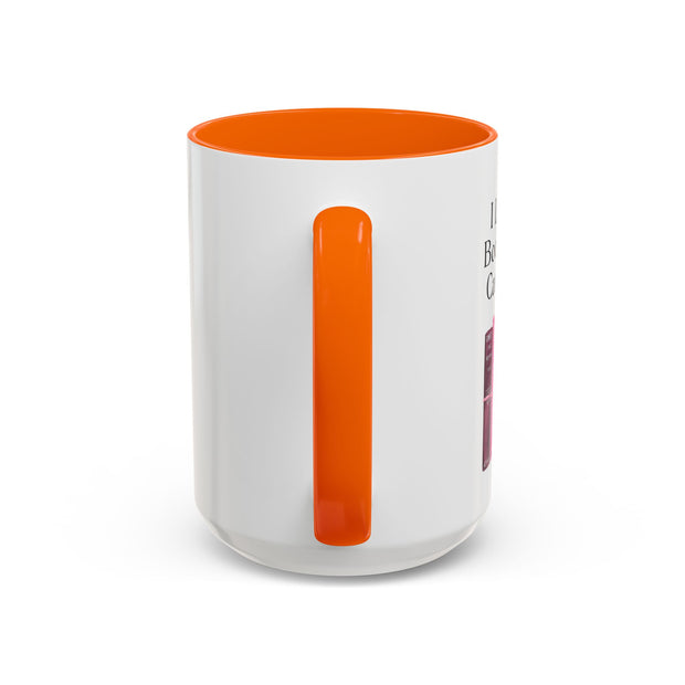 'I Like Big Books and I Cannot Lie' Accent Coffee Mug