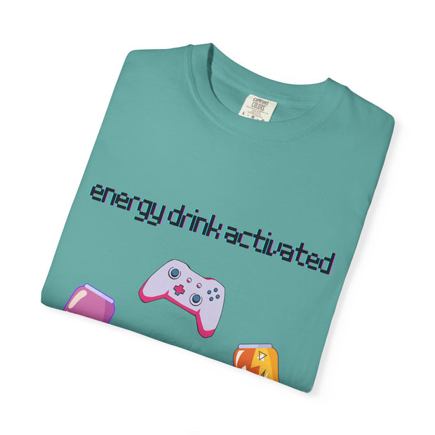 'Energy Drink Activated' Gamer Unisex T-Shirt