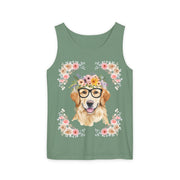 Geeky Goddess Golden Retriever Unisex Tank Top