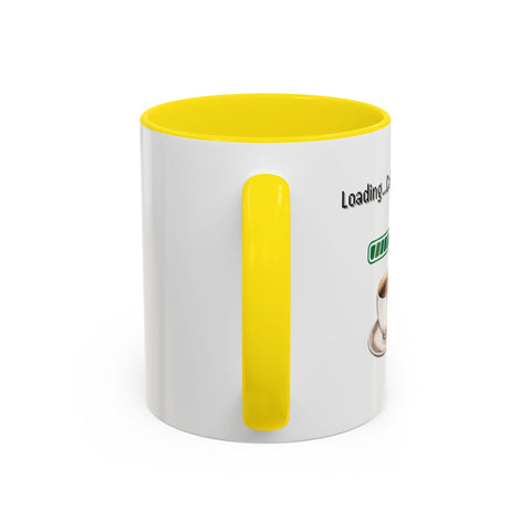 'Loading...Caffeine Boost' Accent Coffee Mug