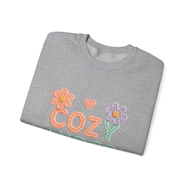 Cozy Vibes Sweatshirt - Perfect for Relaxing, Gifts, Spring Fashion, Casual Wear, Family Gatherings