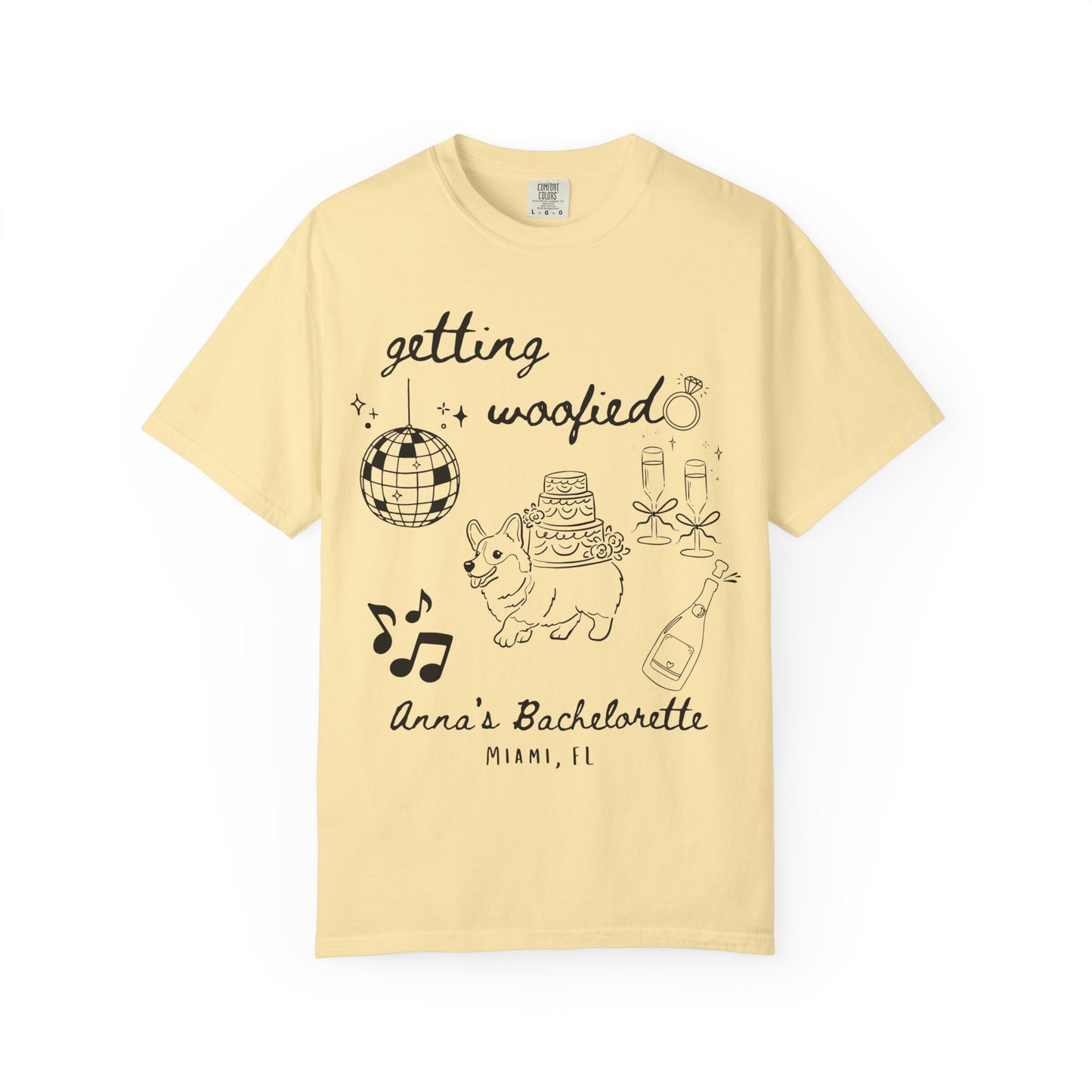 Getting Woofied Bachelorette Shirt Dog Bachelorette Shirt Dog Themed Bach Party Shirts Dog Lovers Wedding Shirts Dog Bridal Party Tees