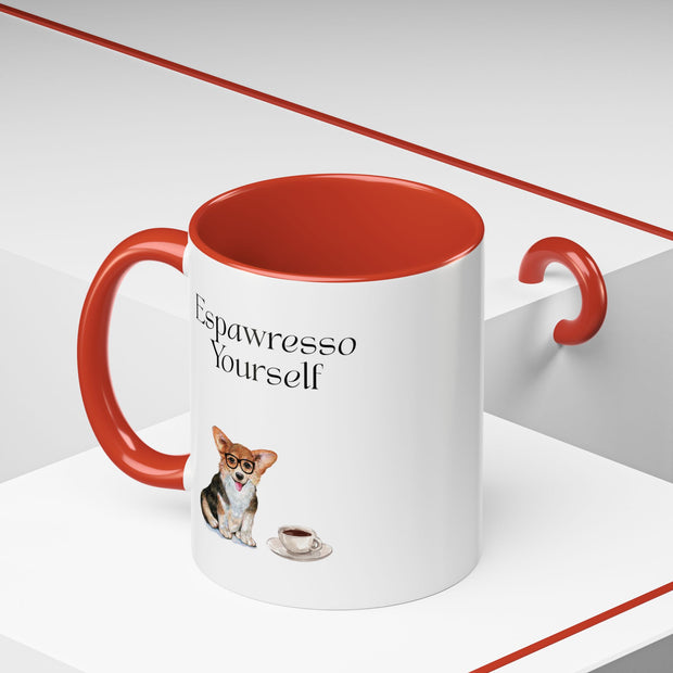 'Espawresso Yourself' Corgi Accent Coffee Mug