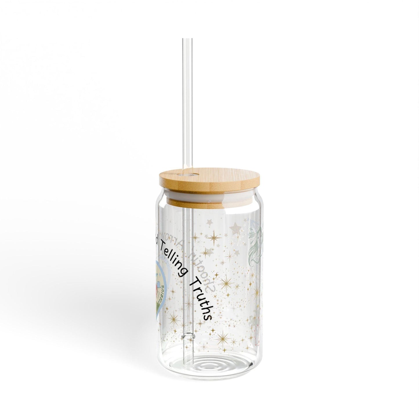Sagittarius 'Shooting Arrows and Telling Tales' Sipper Glass