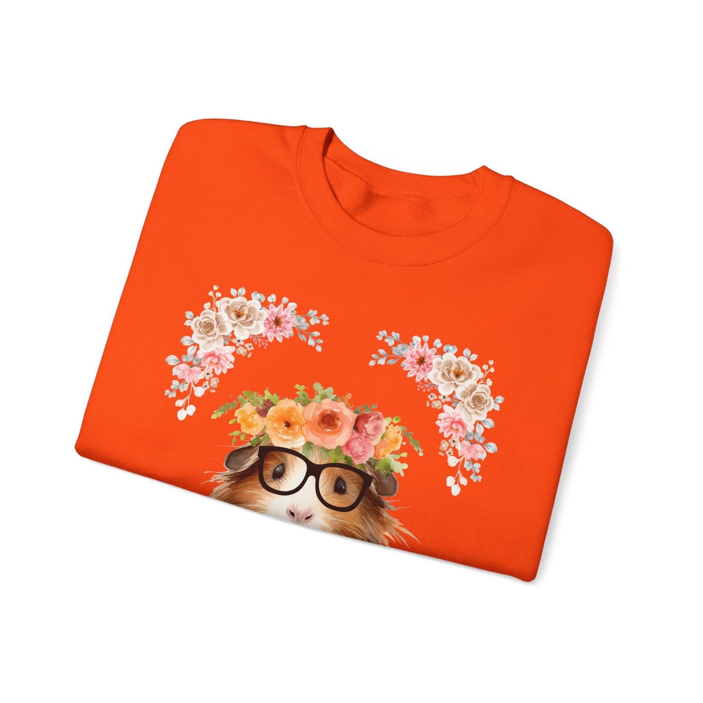 Geeky Goddess Guinea Pig Unisex Crewneck Sweatshirt