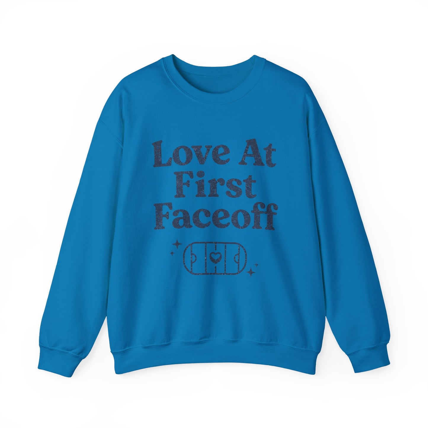 Love At First Faceoff Sweatshirt, Hockey Romance Booktok Crewneck, Sports Romance Reader Pullover