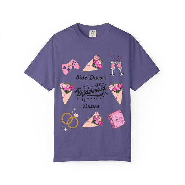 'Side Quest: Bridesmaid Duties' Unisex T-Shirt