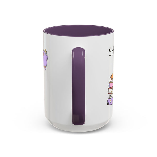 'Shhh...I'm Plotting' Accent Coffee Mug