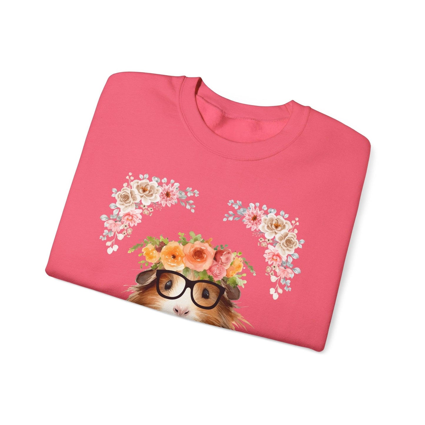 Geeky Goddess Guinea Pig Unisex Crewneck Sweatshirt