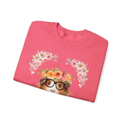 Geeky Goddess Guinea Pig Unisex Crewneck Sweatshirt