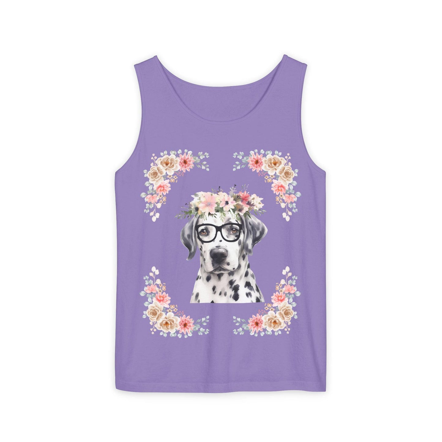 Geeky Goddess Dalmatian Unisex Tank Top