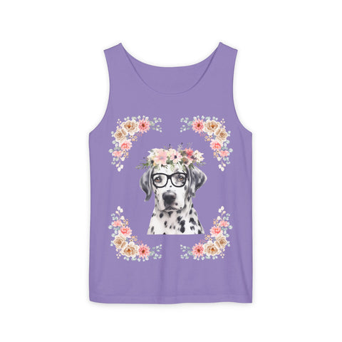 Geeky Goddess Dalmatian Unisex Tank Top