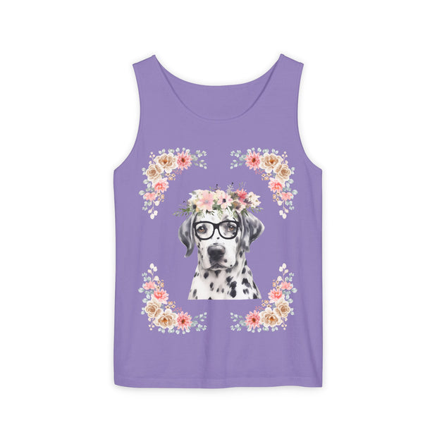 Geeky Goddess Dalmatian Unisex Tank Top