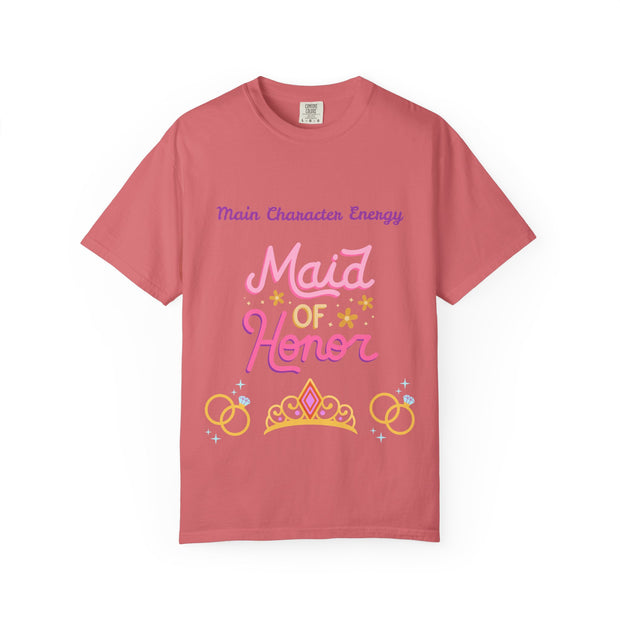 'Main Character Energy: Maid of Honor' Unisex T-Shirt