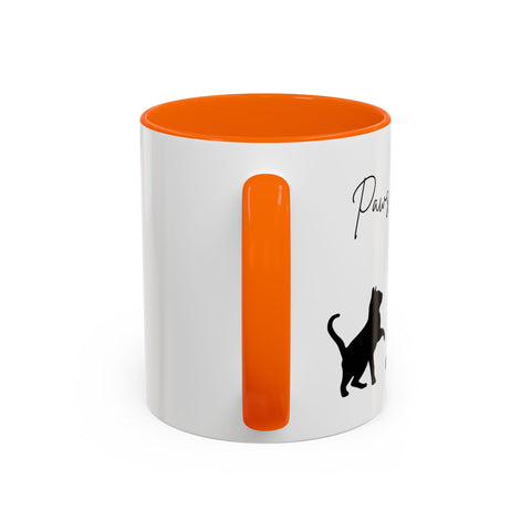 'Paws and Reflect' Cats Accent Coffee Mug