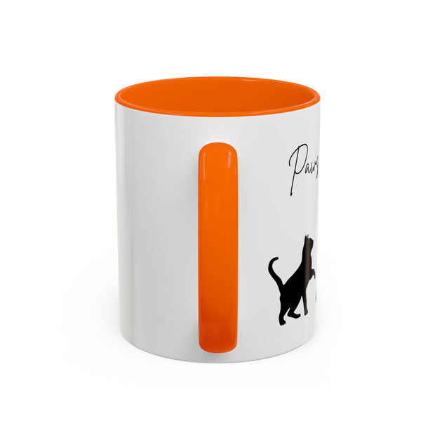 'Paws and Reflect' Cats Accent Coffee Mug