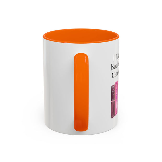 'I Like Big Books and I Cannot Lie' Accent Coffee Mug