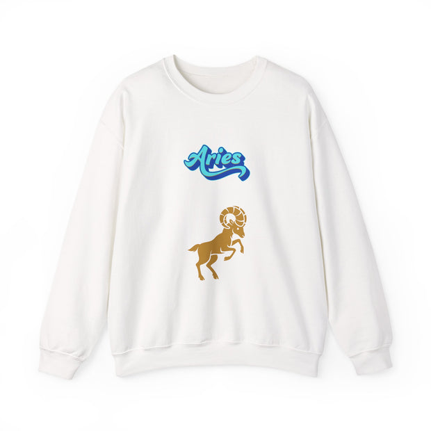 'Aries' Zodiac Unisex Crewneck Sweatshirt