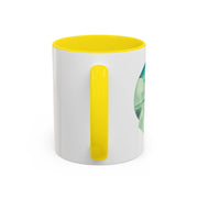 Green Planet Wrapped In A Bow Accent Coffee Mug