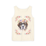 Geeky Goddess Saint Bernard Unisex Tank Top