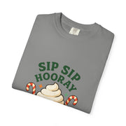 'Sip Sip Hooray' Holiday Unisex T-shirt