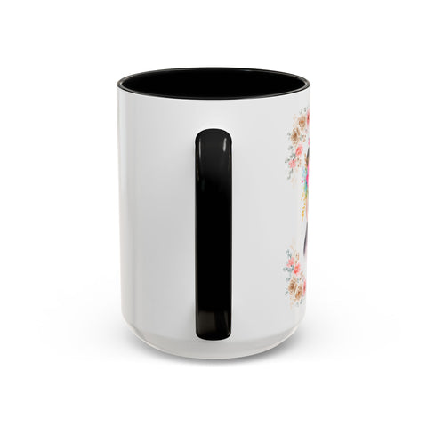 Geeky Goddess Panda Accent Coffee Mug