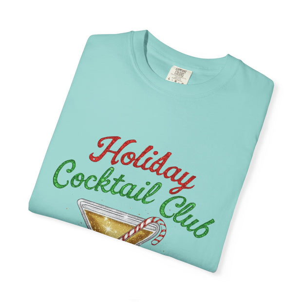 Holiday Cocktail Club T-Shirt | Let's Get Jolly Christmas Tee
