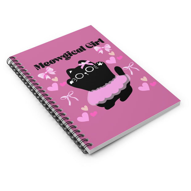 'Meowgical Girl' Spiral Notebook