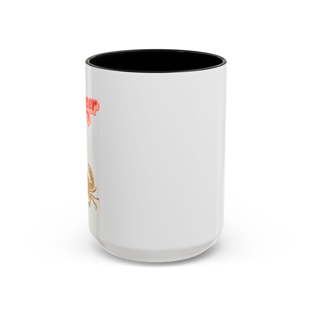 'Cancer' Zodiac Accent Coffee Mug