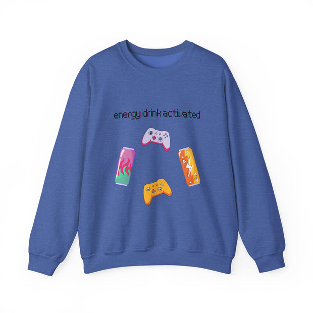 'Energy Drink Activated' Unisex Crewneck Sweatshirt