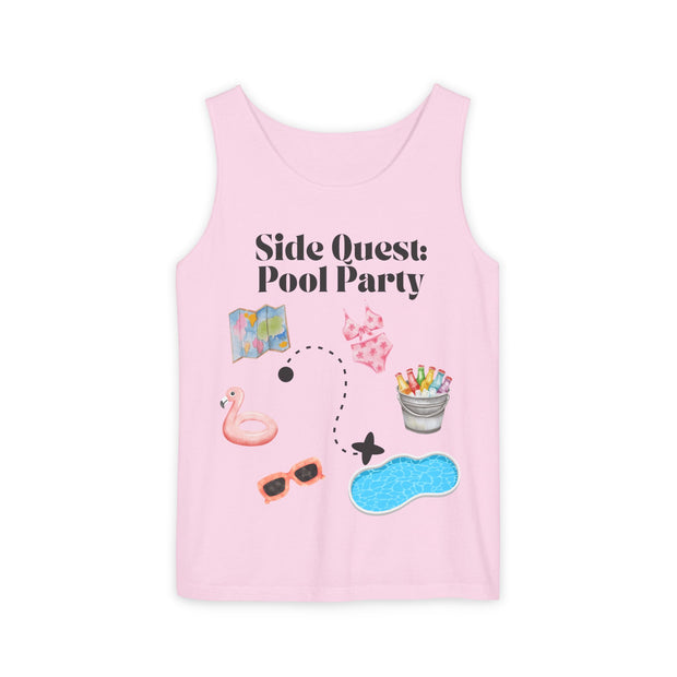 'Side Quest: Pool Party' Unisex Tank Top