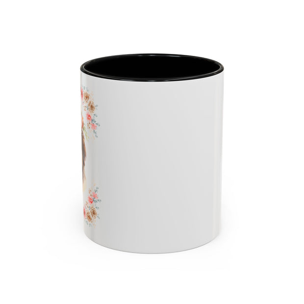 Geeky Goddess Saint Bernard Accent Coffee Mug