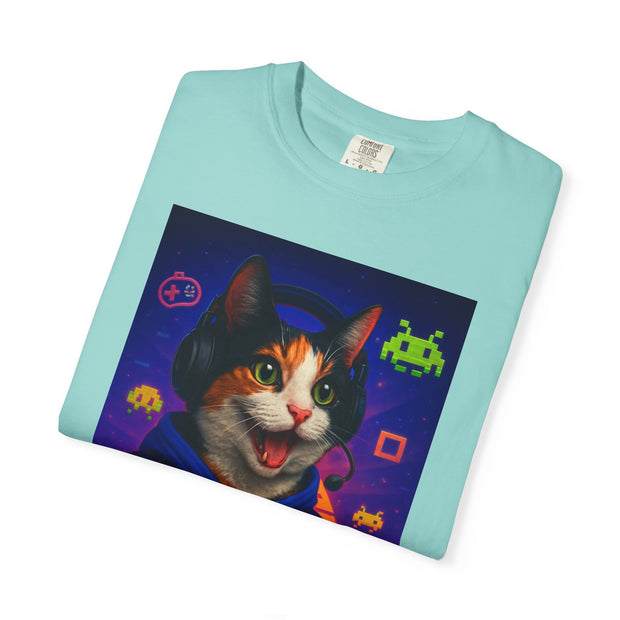 Game On Tricolored Cat Unisex T-shirt